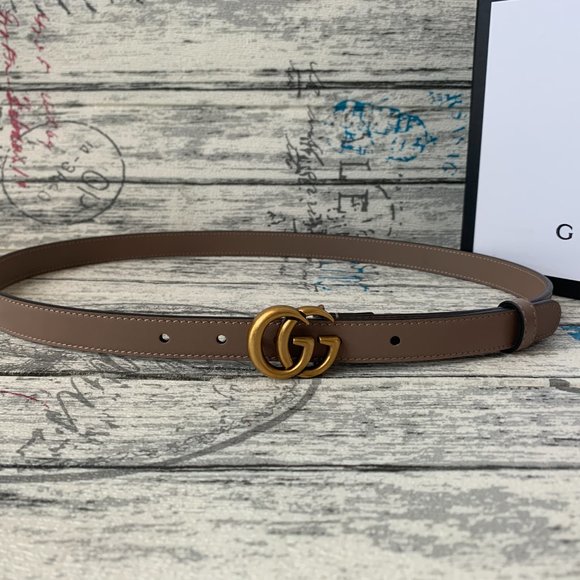 Gucci Leather belts with GG buckle